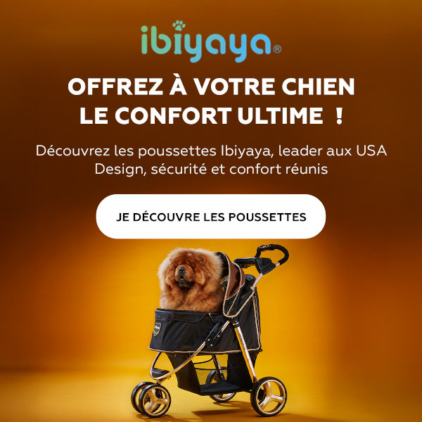 Découvrez les poussettes pour chien et chat d'Ibiyaya sur Nilufar
