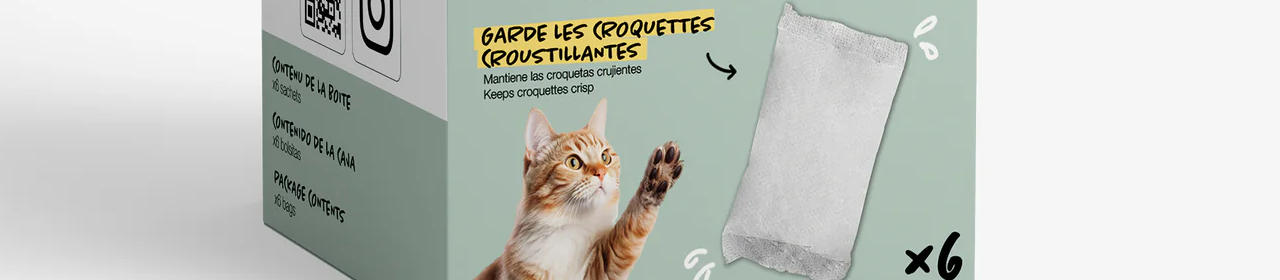 Absorbeurs d'humidité pour croquettes Bandit